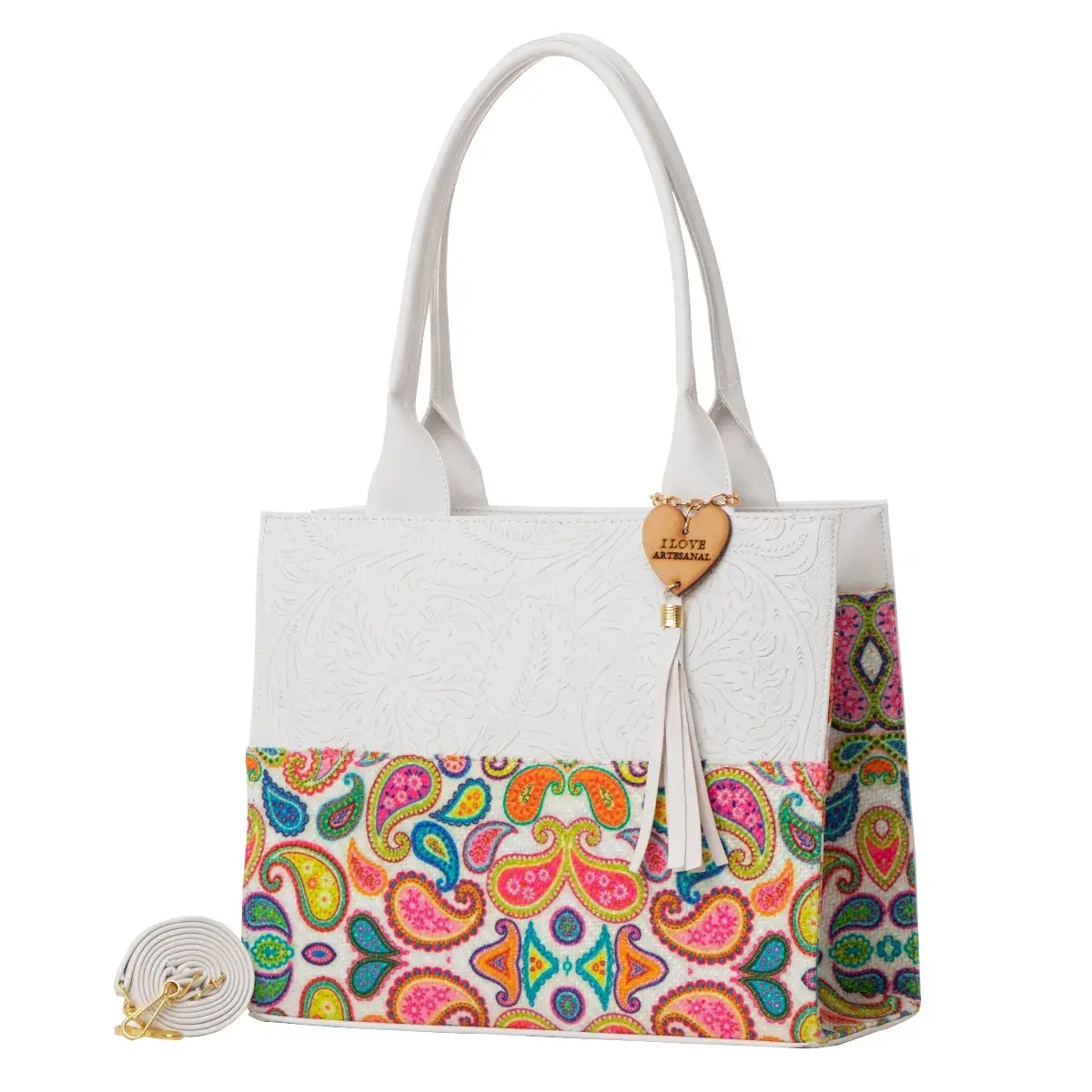 Bolsa Artesanal Mexicana de Yute Dahina - Imagen 2