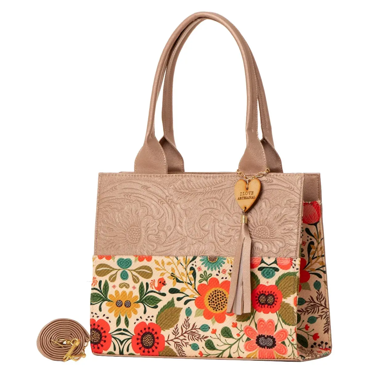 Bolsa Artesanal Mexicana de Yute Dahina - Imagen 3