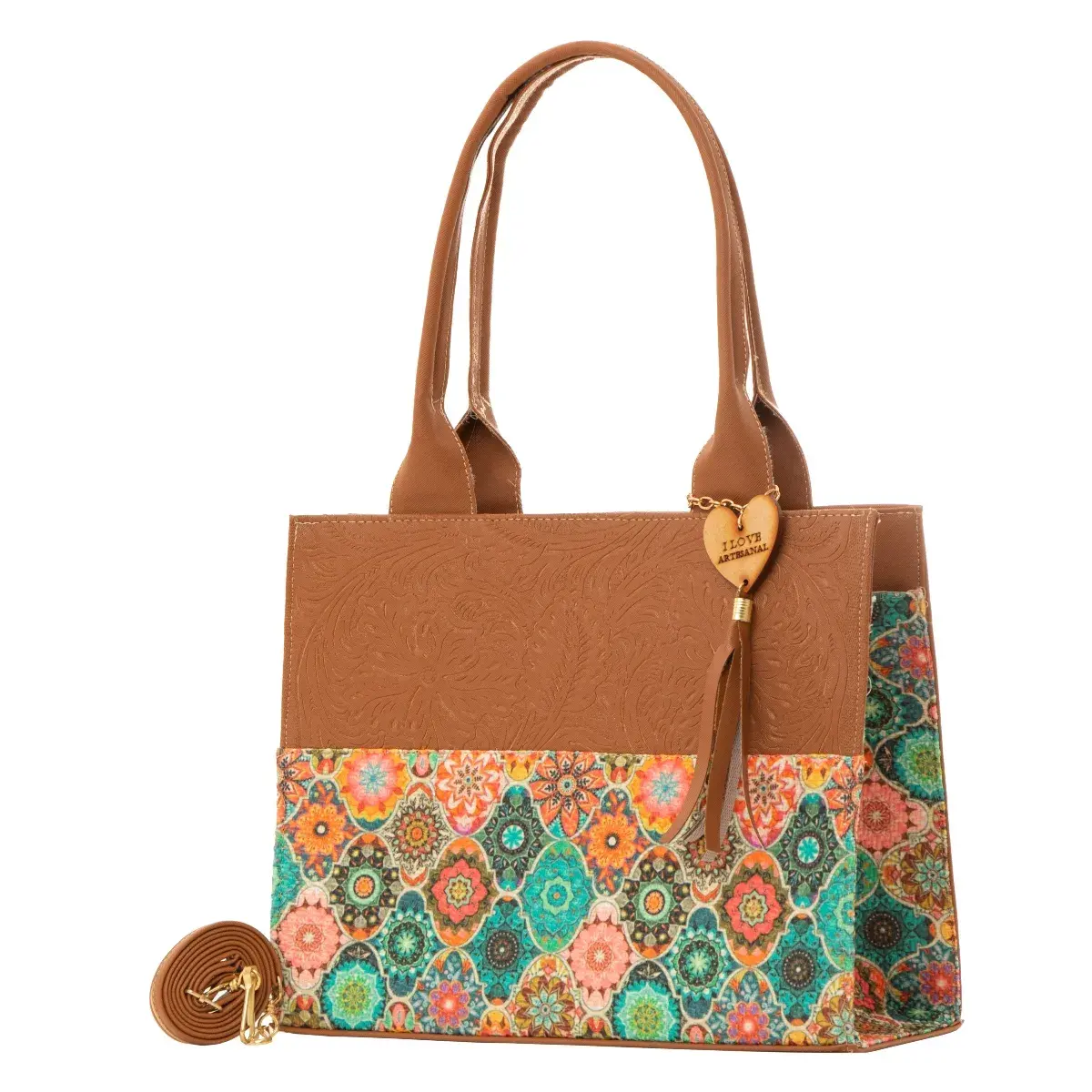 Bolsa Artesanal Mexicana de Yute Dahina - Imagen 5