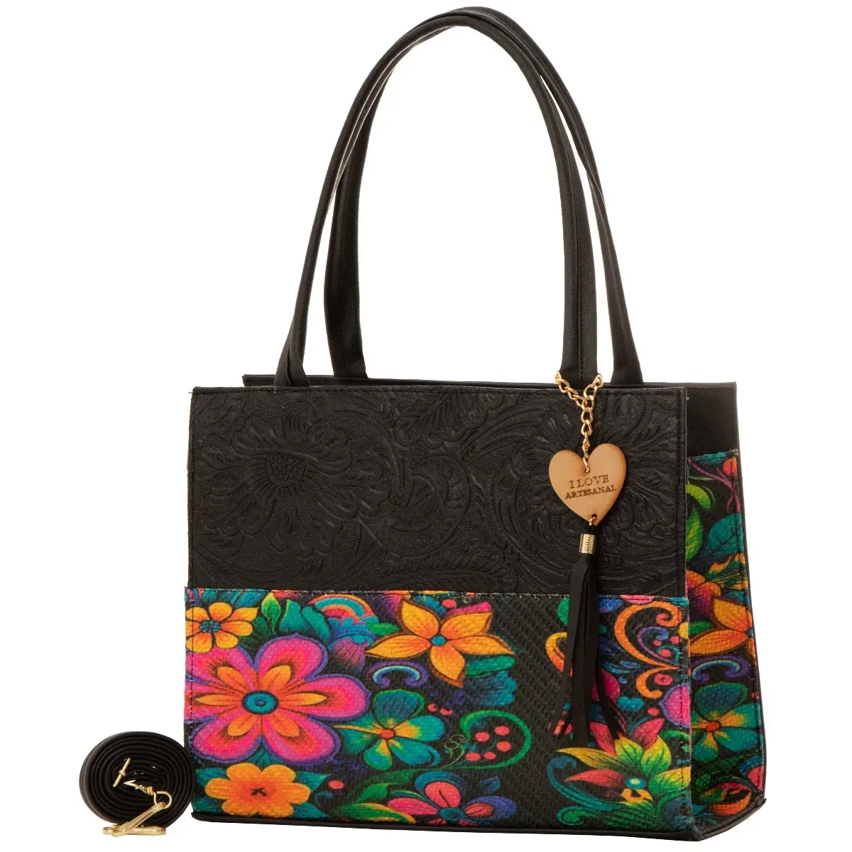 Bolsa Artesanal Mexicana de Yute Dahina - Imagen 6