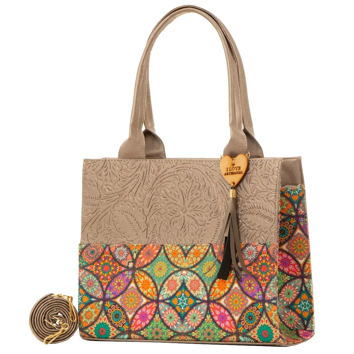 Bolsa Artesanal Mexicana de Yute Dahina - Imagen 7