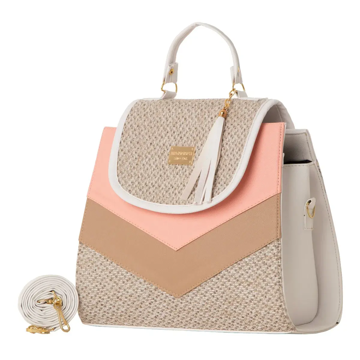 Bolsa Artesanal Mexicana de Yute Haven - Imagen 4