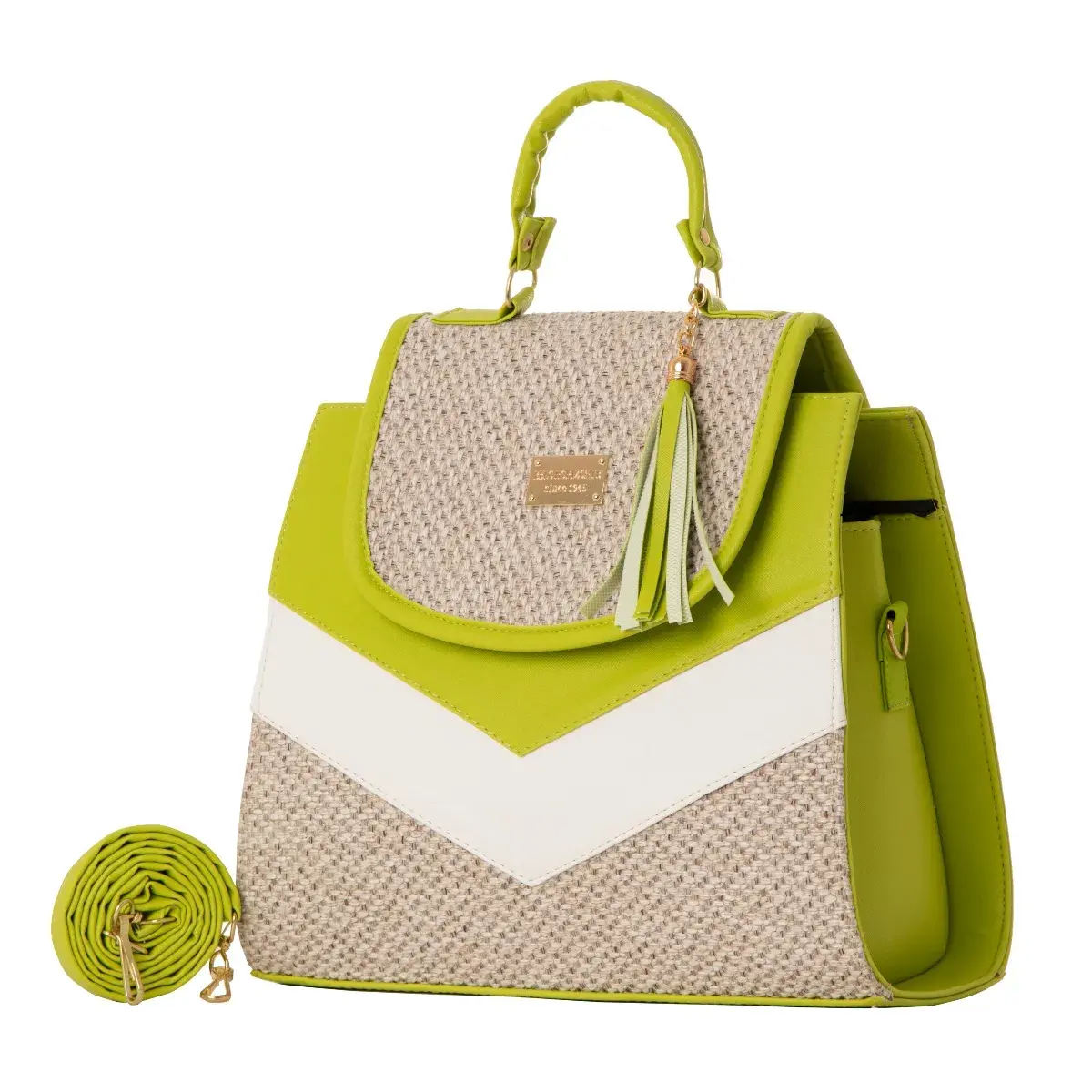Bolsa Artesanal Mexicana de Yute Haven - Imagen 6