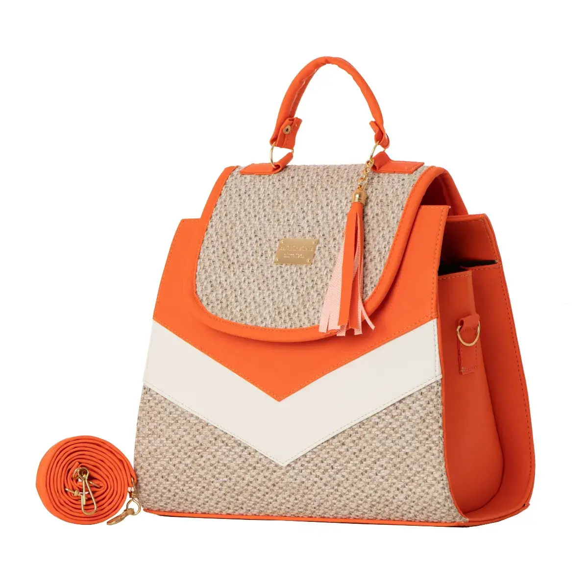 Bolsa Artesanal Mexicana de Yute Haven - Imagen 7