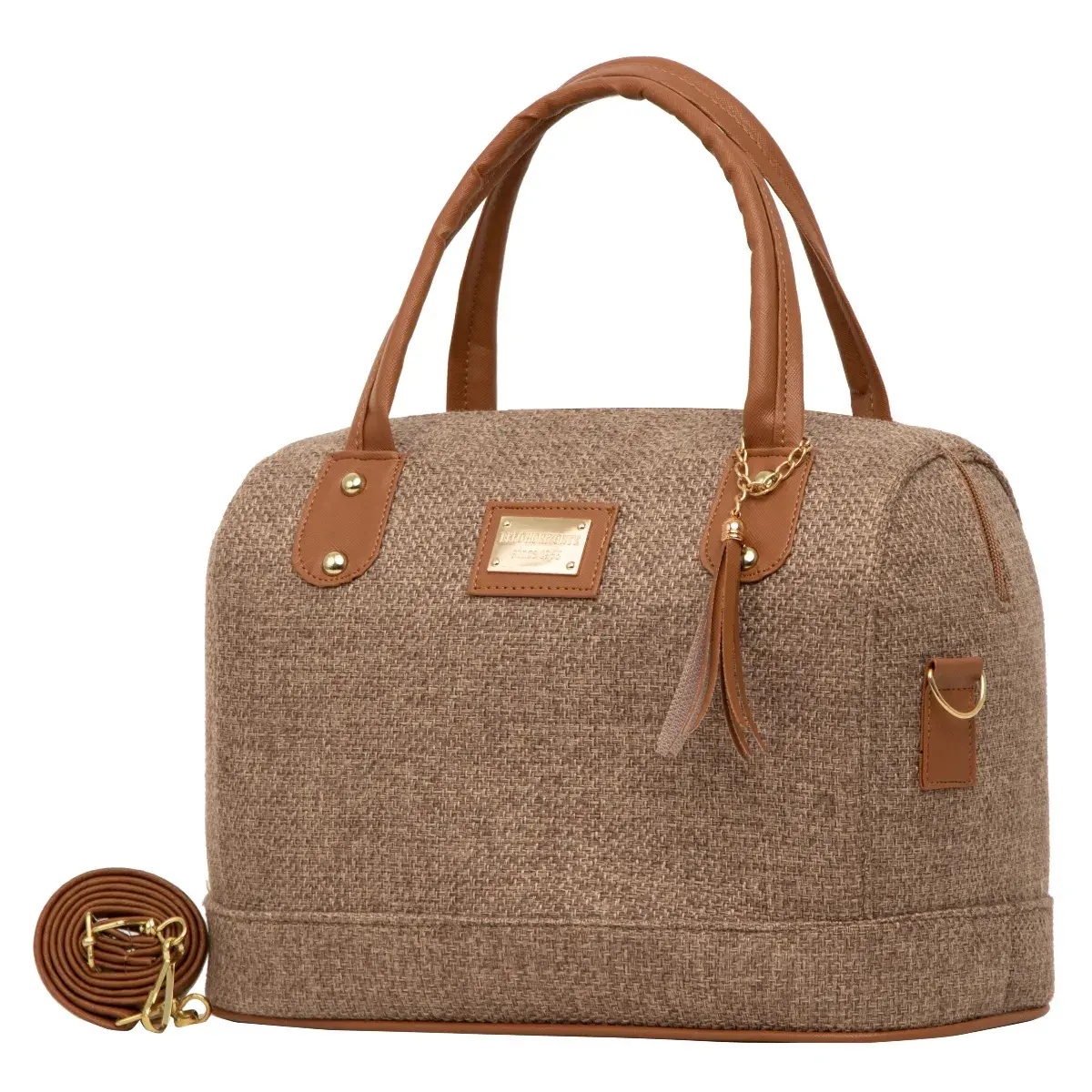 Bolsa Artesanal Mexicana de Yute Jordin - Imagen 5