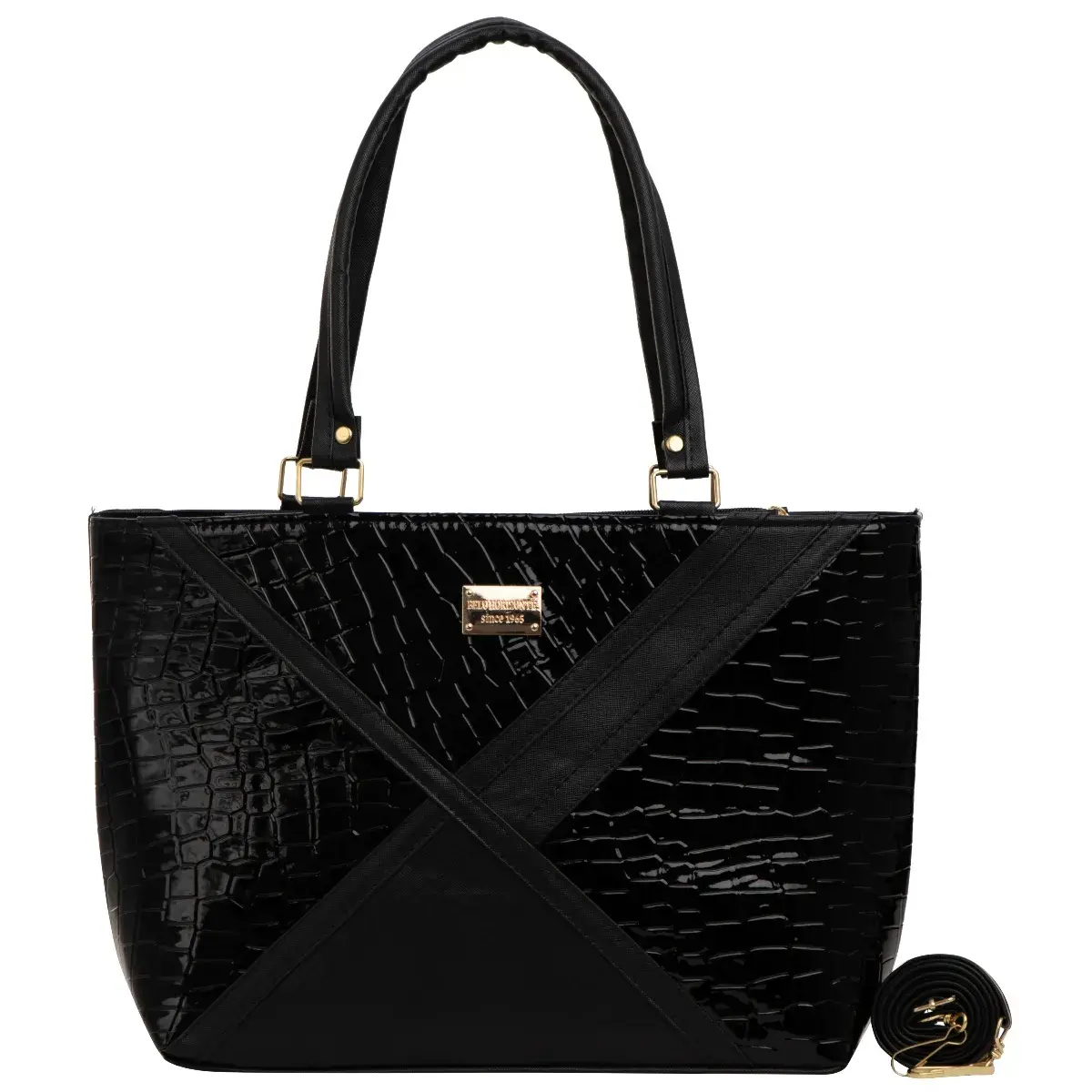 Bolsa Fashions Charol Croco Julia - Imagen 5