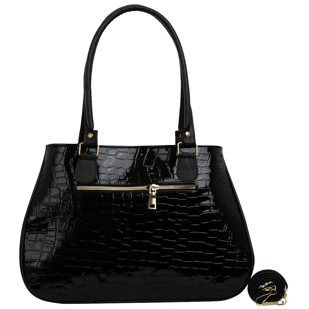 Bolsa Fashions Charol Croco Julia - Imagen 6