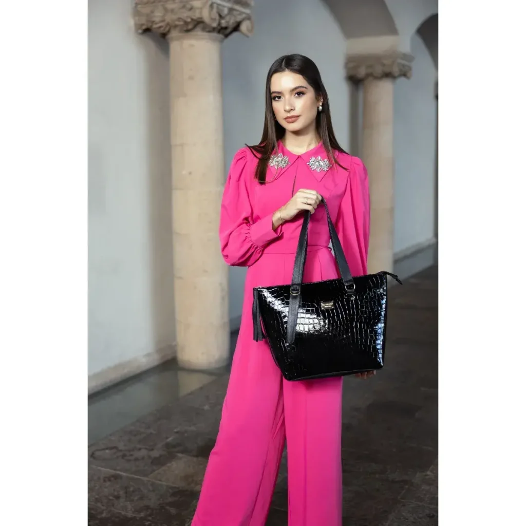 Bolsa Fashions Charol Croco Julia